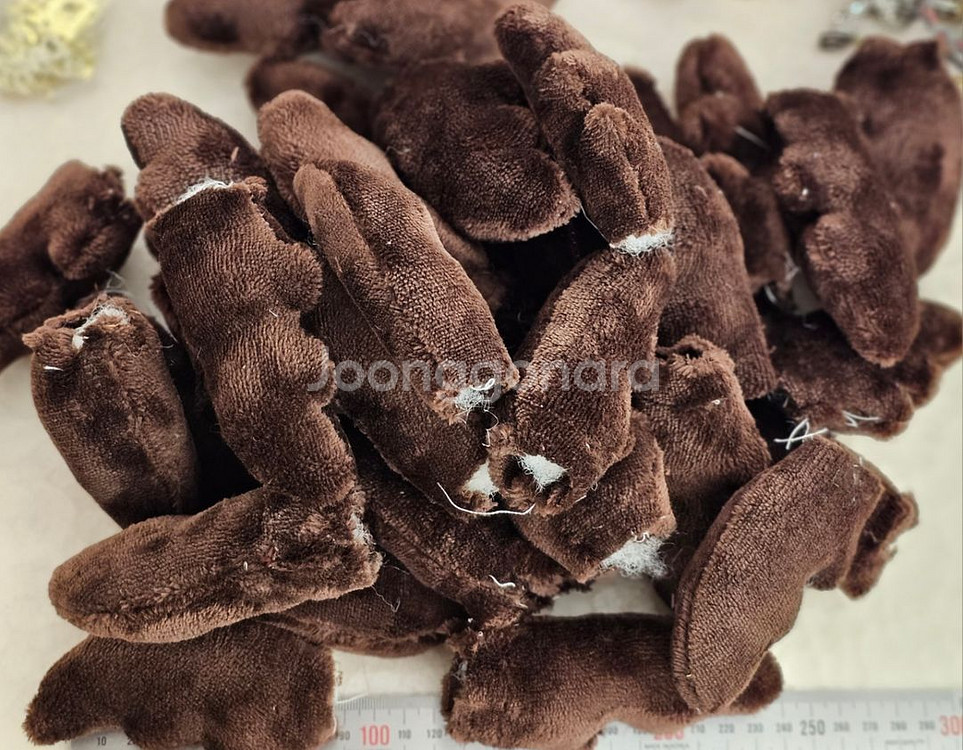 봉제장식 사슴뿔 34개 일괄--0