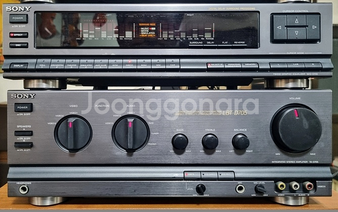 소니 TA-D705, SEQ-D705 인티와 EQ--0