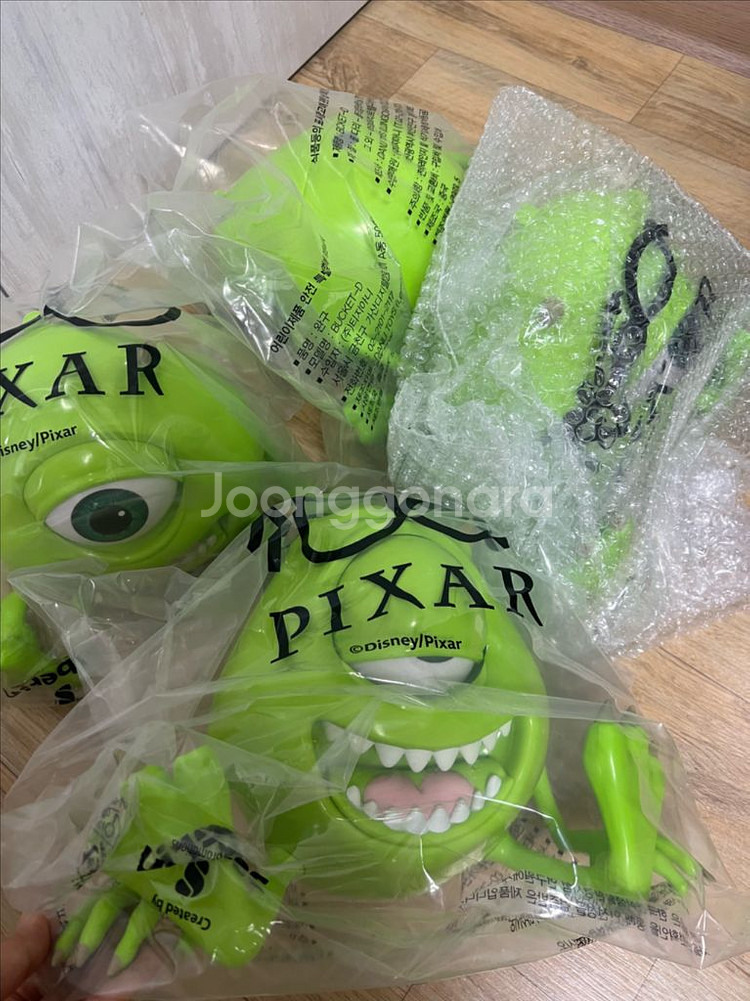 디즈니 픽사 마이크 와조스키 버켓 피규어 팝콘통--1