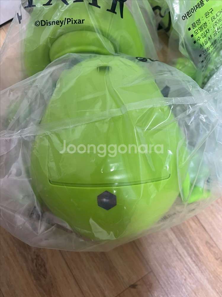 디즈니 픽사 마이크 와조스키 버켓 피규어 팝콘통--2