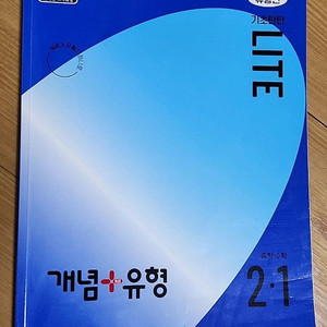 개념+유형 중학 수학 2-1