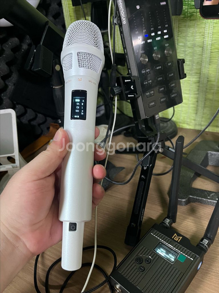 신형마이크 테스트중 테스트한 마이크 저렴하게 가져갈분--2
