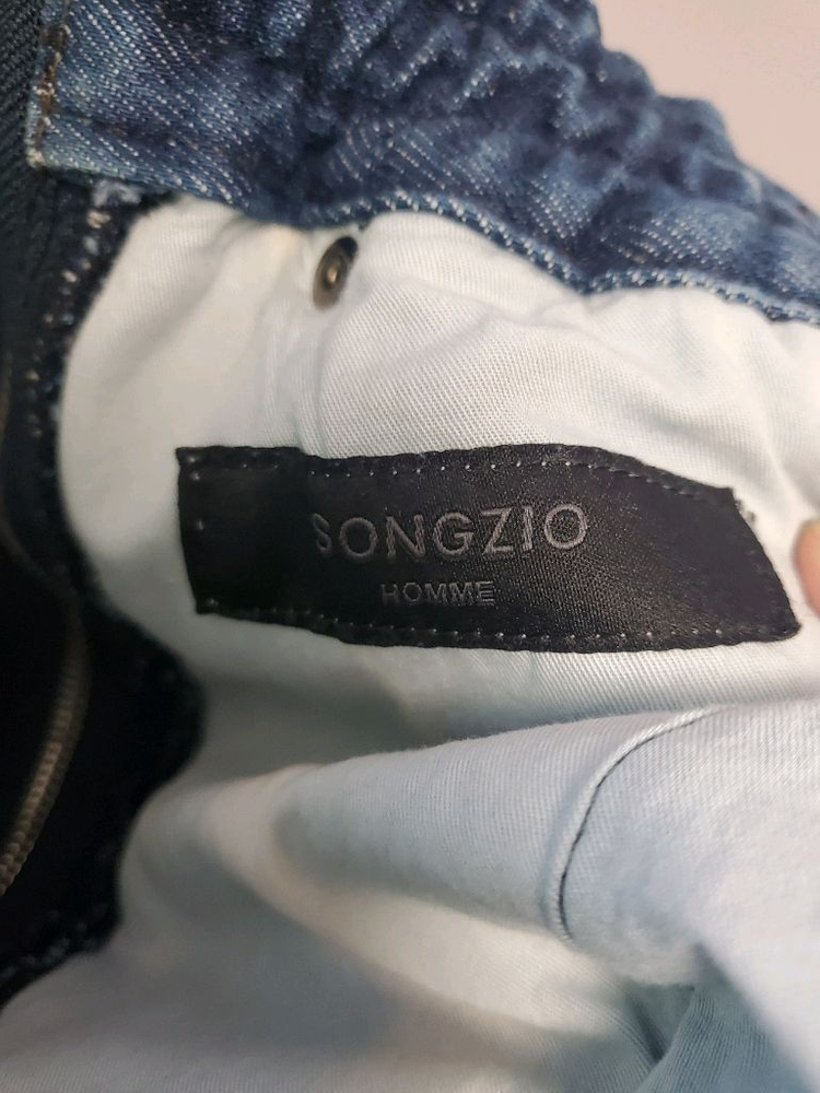 송지오옴므 카고 데님팬츠 이미지