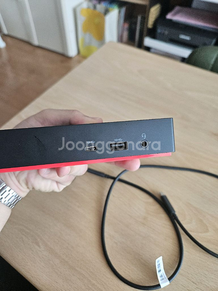 레노버 ThinkPad 범용 USB-C 도킹스테이션--2