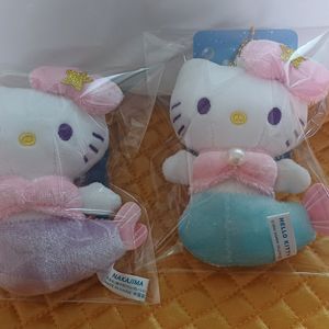 헬로키티 머메이드 인어키티 인형 키링 백참 마스코트