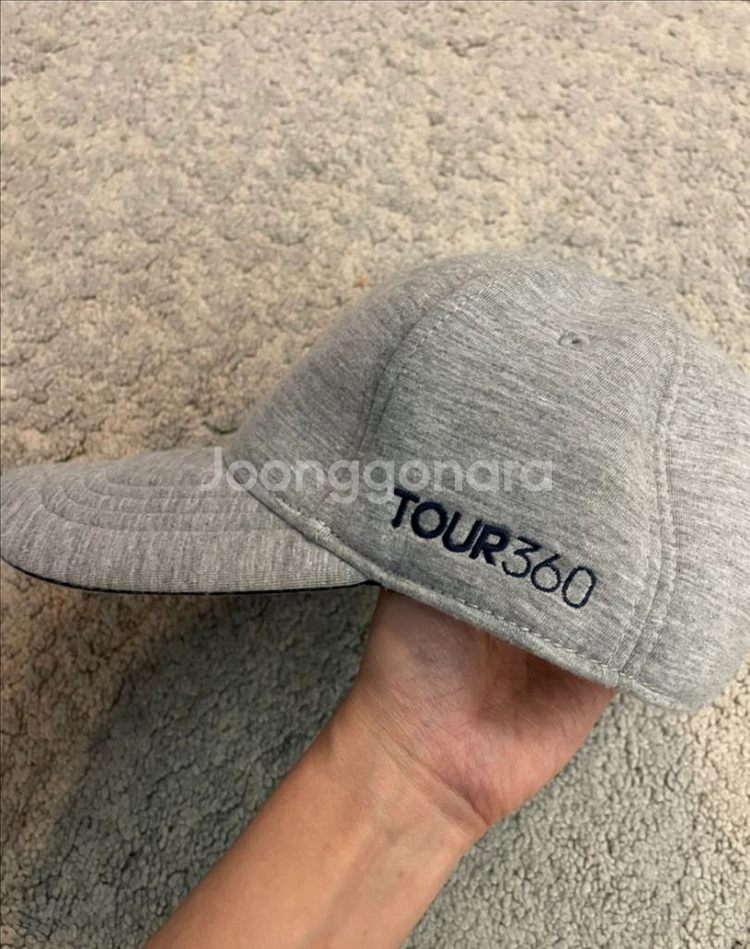 아디다스 TOUR360 그레이 골프 모자--1