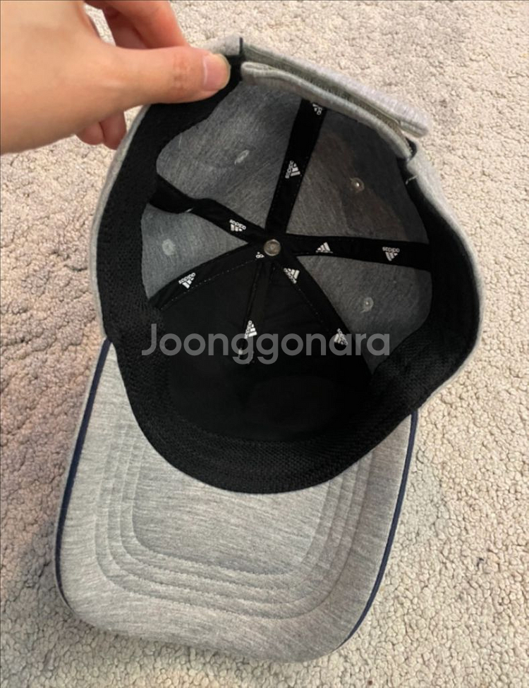 아디다스 TOUR360 그레이 골프 모자--2