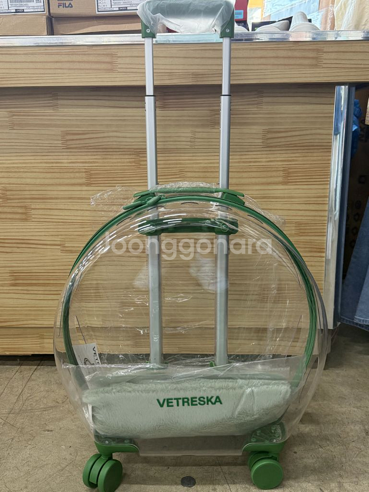 반려동물 투명 캐리어 휴대식 캣백 에어 박스 강아지 외--5