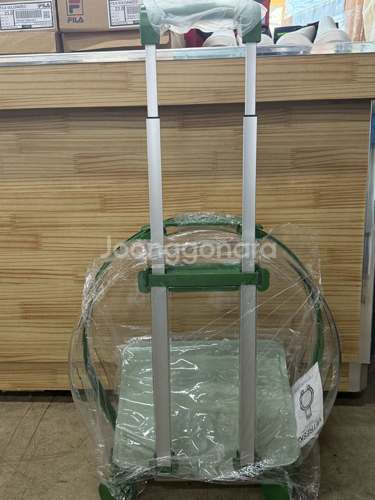 반려동물 투명 캐리어 휴대식 캣백 에어 박스 강아지 외--6