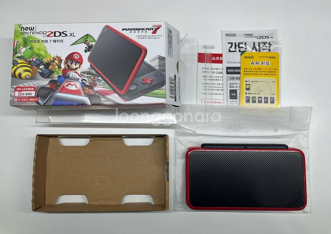 뉴 닌텐도 2ds xl 마리오카트 패키지 소장용 S급--0