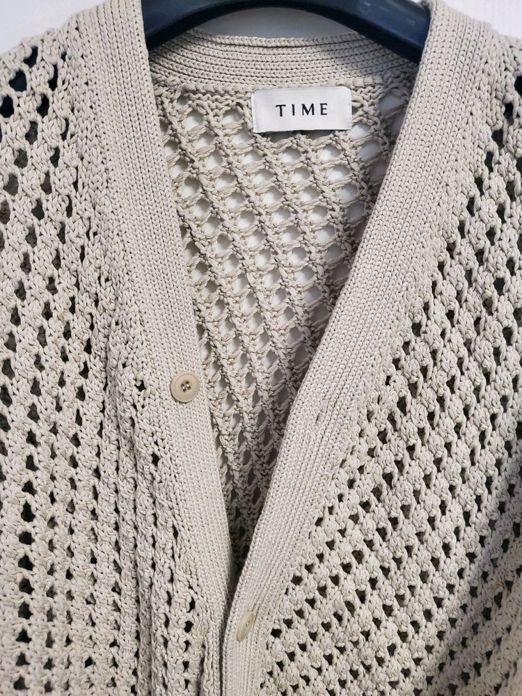 타임옴므 크로셰니트 가디건 이미지