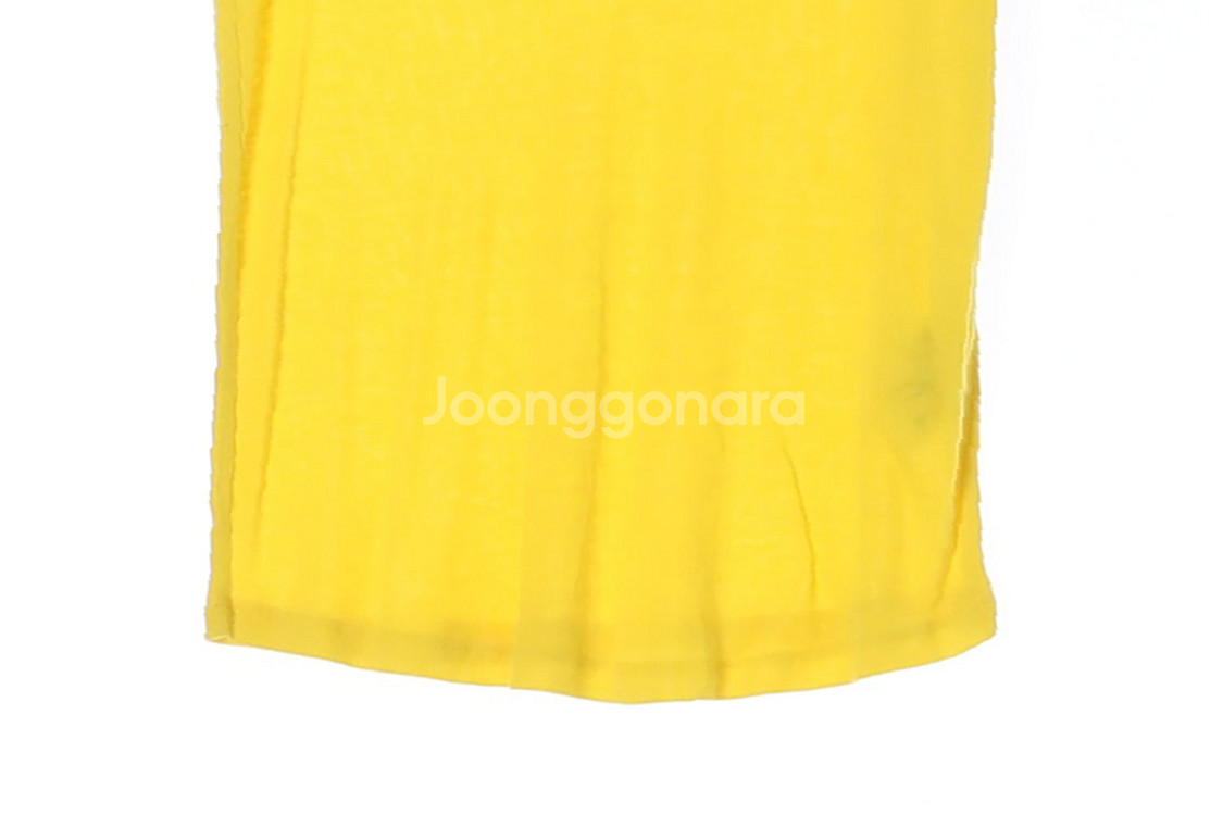 [S]앤아더스토리즈 옐로우 브이넥 민소매 나시 티셔츠--3