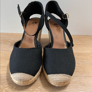 H&M 에스빠드류 웨지 35