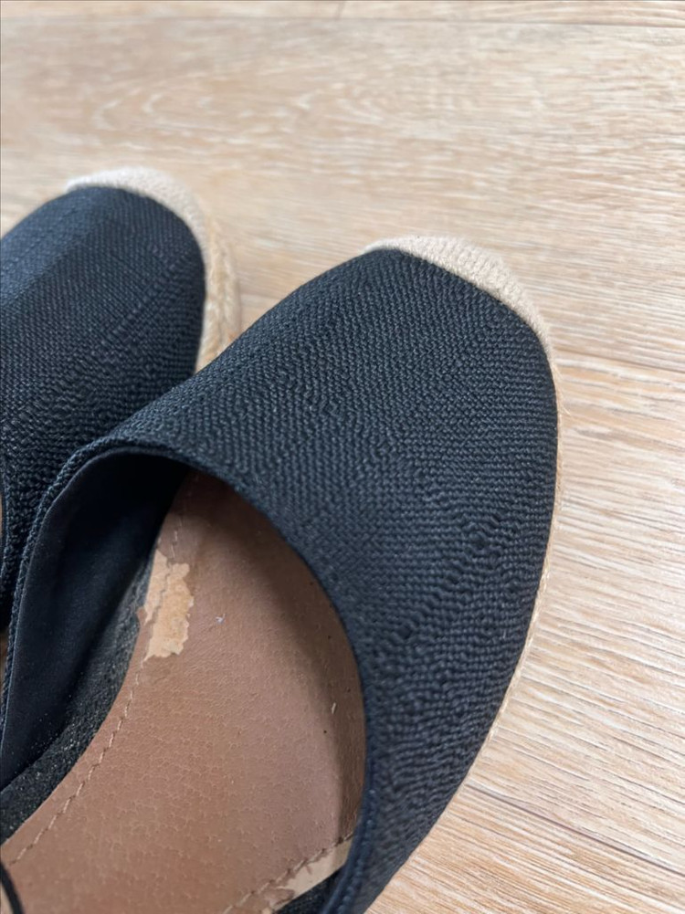 H&M 에스빠드류 웨지 35--5