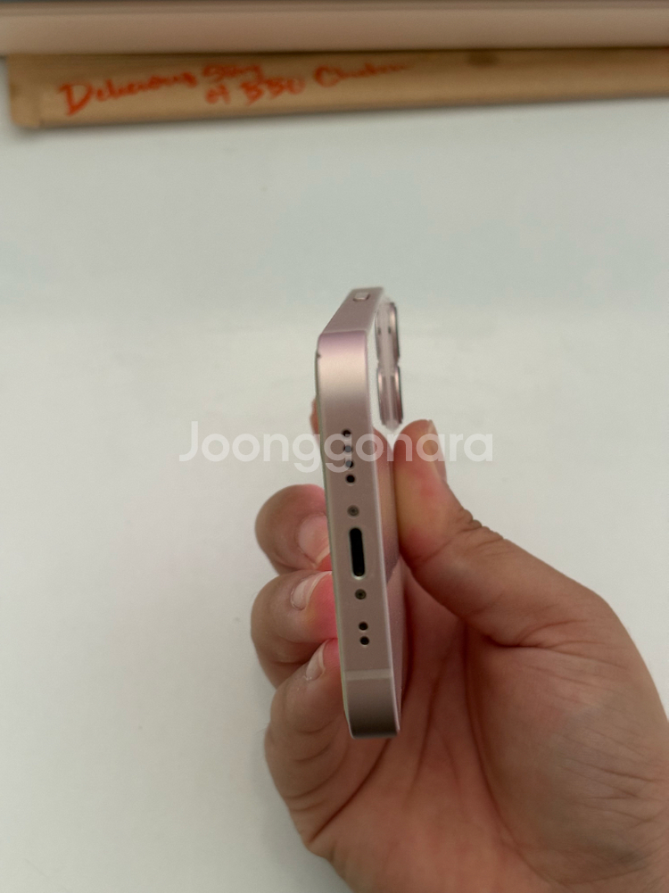 아이폰 13미니 핑크 128GB--5