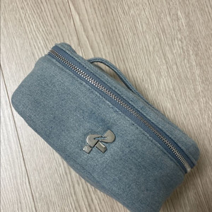 투슬래시포 데님 파우치