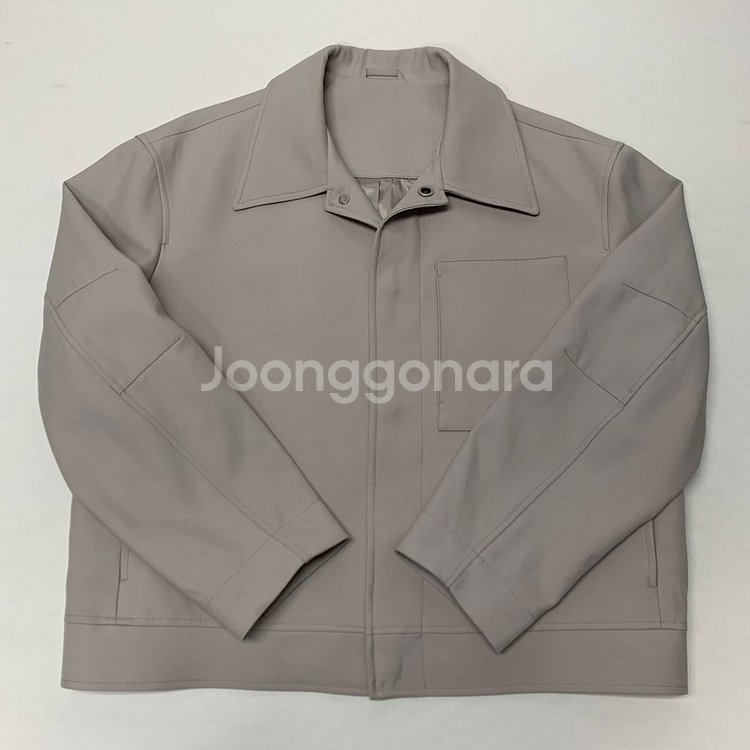 COOR 쿠어 오버핏 울 크롭 자켓 (M)--0