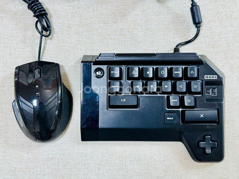 PS4 호리텍4 (HORI TAC 4) 키보드 마우스--1