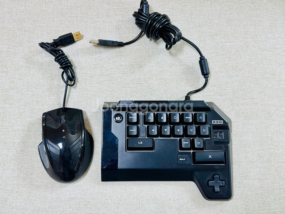 PS4 호리텍4 (HORI TAC 4) 키보드 마우스--0