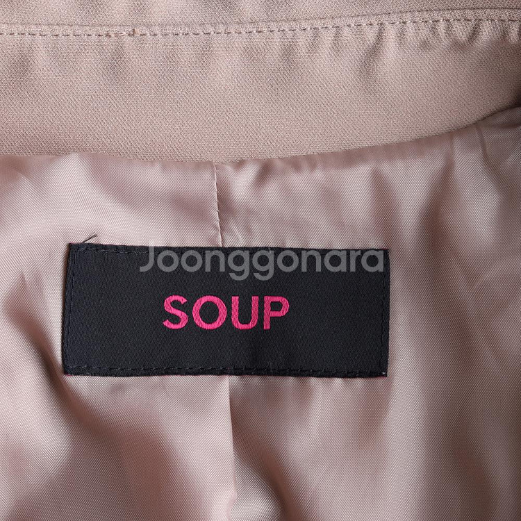 [M]SOUP숲 베이지 오버핏 롱 트렌치코트--6
