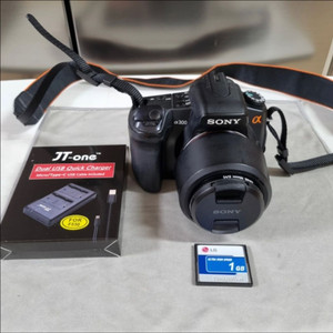 소니 알파 a300 DSLR 카메라