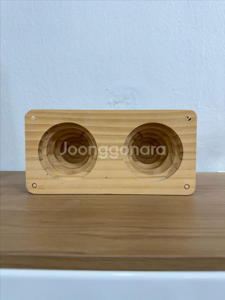 원목 휴대폰 스피커 거치대--1