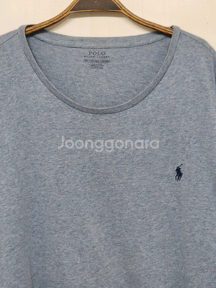 (3XL) 랄프로렌 폴로 반팔티 빅사이즈 로고 면티셔츠--1