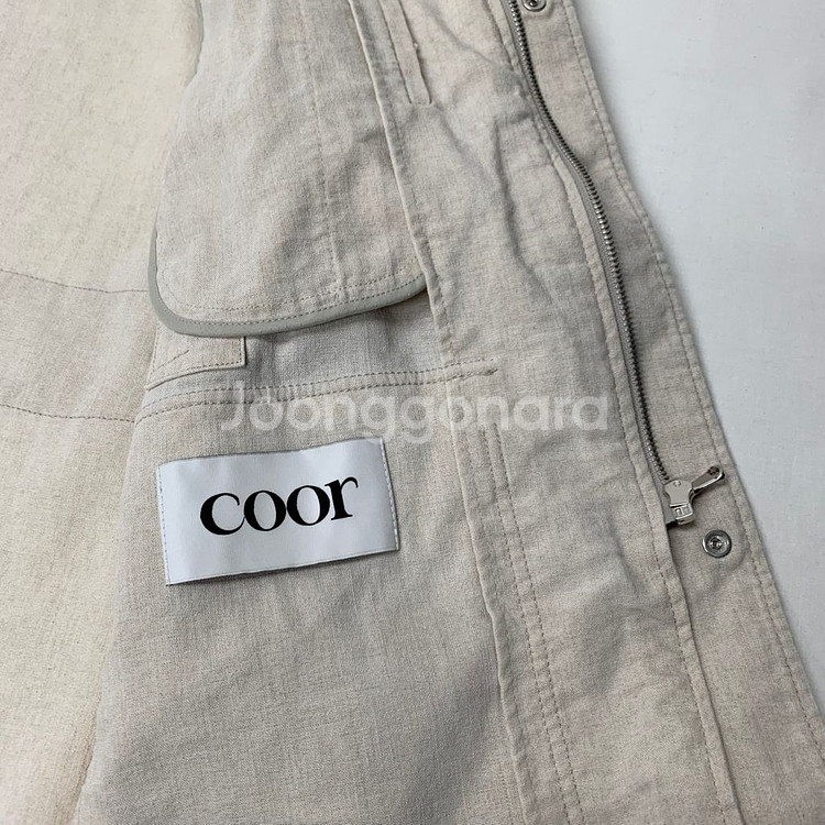 COOR 쿠어 오버핏 린넨 자켓 (L)--6