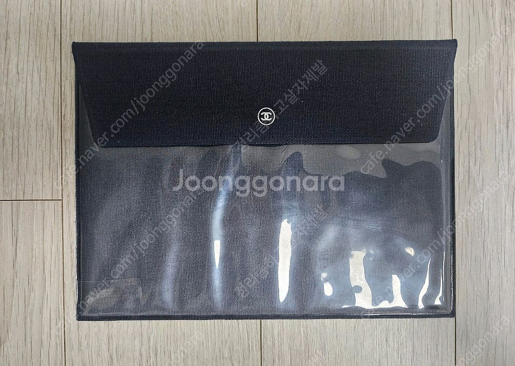 정품) 새상품 샤넬 블루 pvc 파우치 (코스메틱)--2