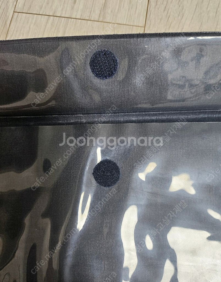 정품) 새상품 샤넬 블루 pvc 파우치 (코스메틱)--3