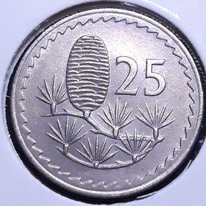 사이프러스 1972년 25밀.외국주화 주화 화폐 동전