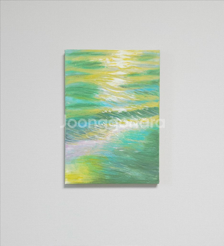 노을 바다 윤슬 인테리어 그림--0