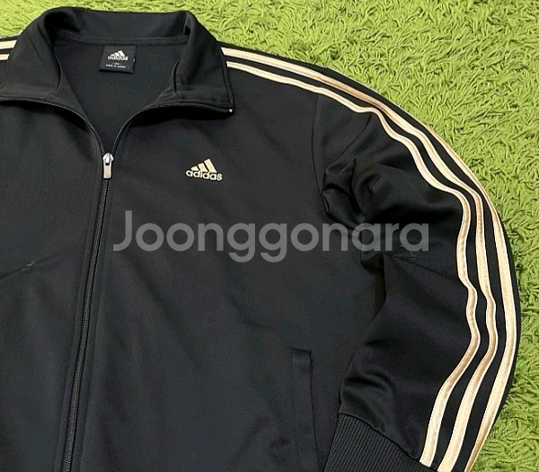 아디다스 금장 블랙 트랙탑 져지집업 105/XL--1