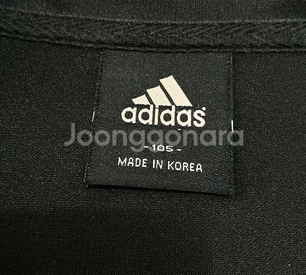 아디다스 금장 블랙 트랙탑 져지집업 105/XL--4
