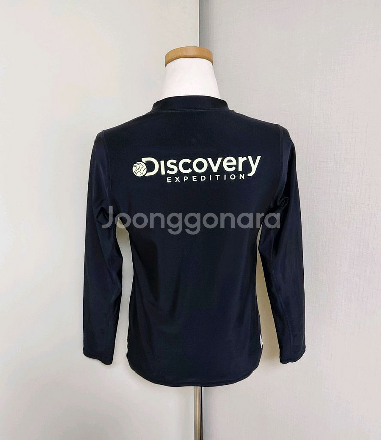 디스커버리 키즈 래쉬가드 집업 블랙(150)--0