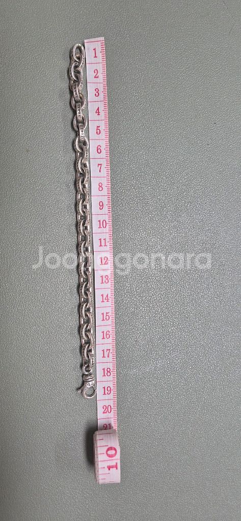 어* 셀러 크롬하츠 팔찌 페이퍼체인 라지 19cm--0