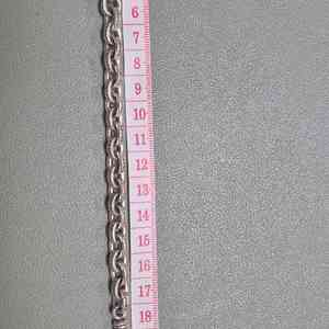 어* 셀러 크롬하츠 팔찌 페이퍼체인 라지 19cm