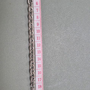 어* 셀러 크롬하츠 팔찌 페이퍼체인 라지 19cm