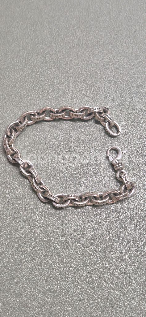 어* 셀러 크롬하츠 팔찌 페이퍼체인 라지 19cm--2
