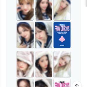 [분철] 프로미스나인 메에크스타 럭키드로우 분철