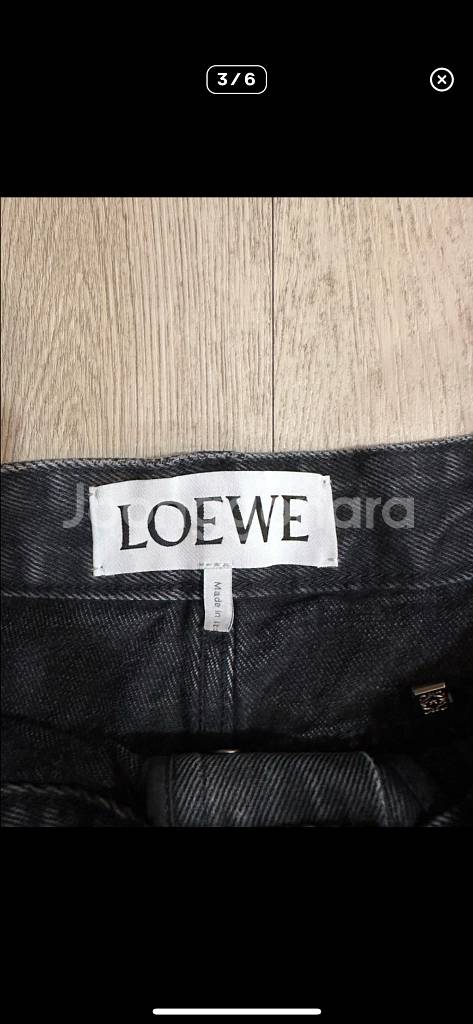 [48]/[31]로에베 Loewe 아나그램 베기 팬츠--3