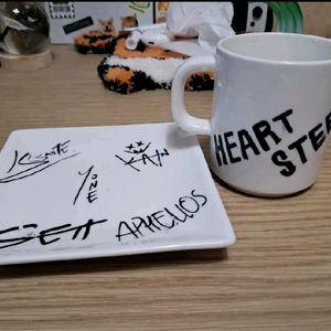 리그오브레전드 하트스틸 접시 컵