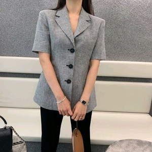 체크 린넨 자켓 라밤바룸 썸제이 페이지유 아상블라주