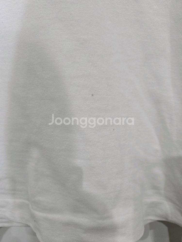 꼼데가르송 반팔 티셔츠 라운드넥 반팔티 흰티 면티--6