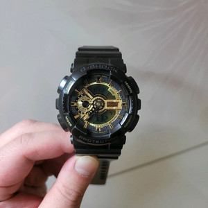 지샥 게리쉬골드흑금 쥐샥 GA-110BR 빅페이스 처분
