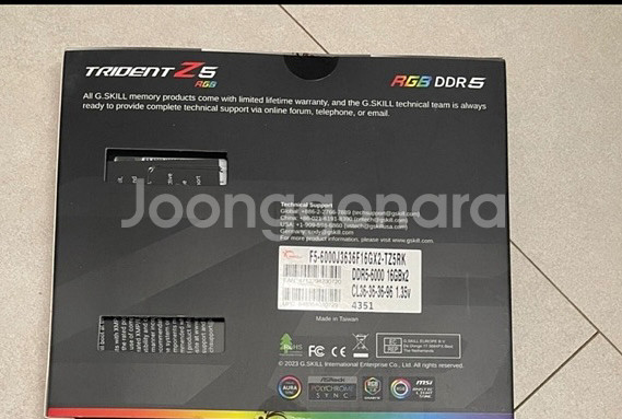 지스킬 ddr5 6000 cl36 32g(16*2)블랙--1