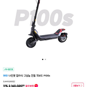 세그웨이 나인봇 P100S