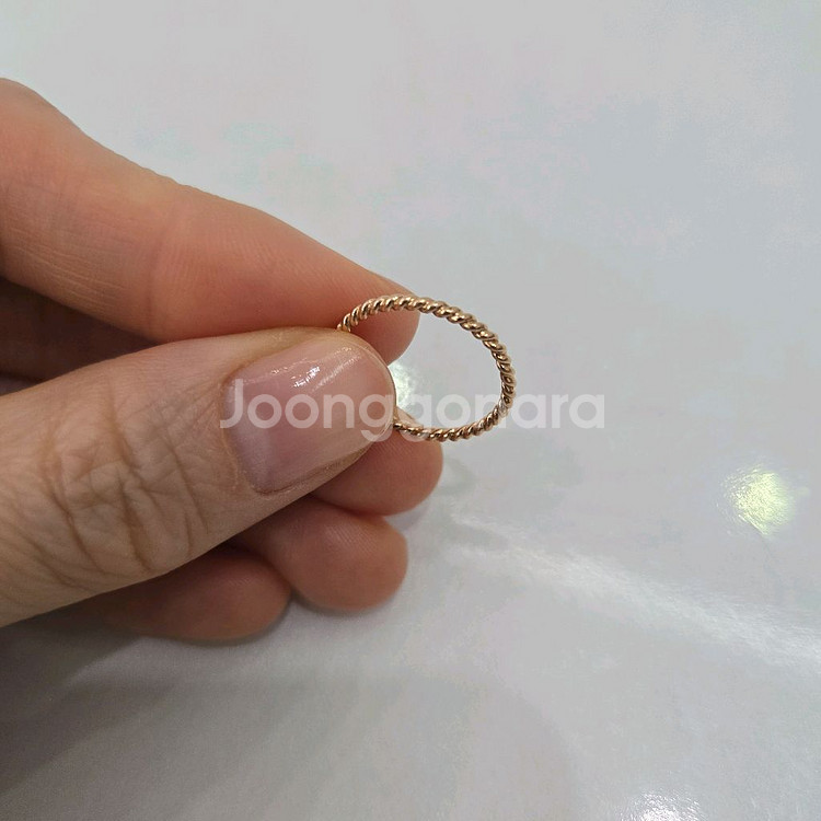 14k 꼬임반지--1