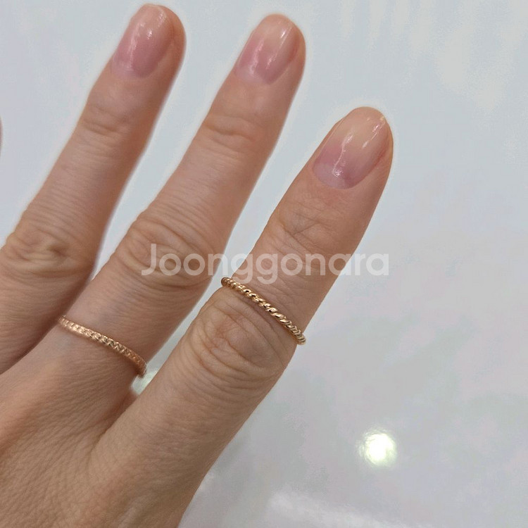 14k 꼬임반지--0