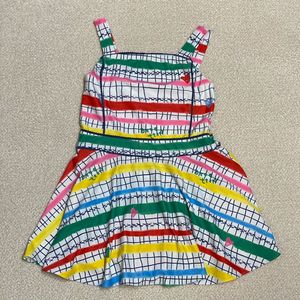 베네통 키즈 레인보우 원피스 수영복 145 10-11세